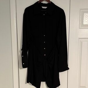 Amanda Uprichard Black Shirt Dress